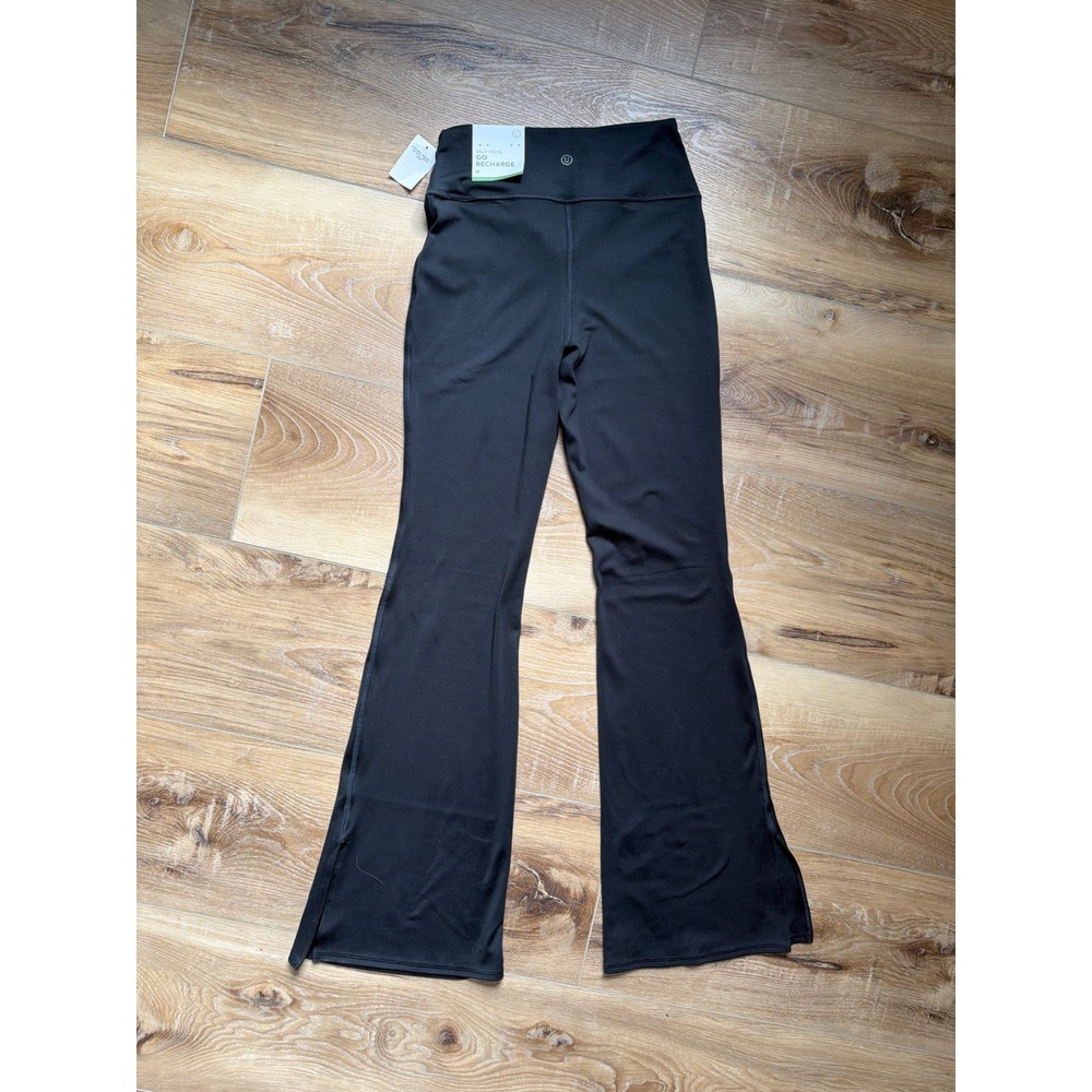 Gilly Hicks Black Flare Leggings High Waisted‎ Yoga Pants NWT Gym